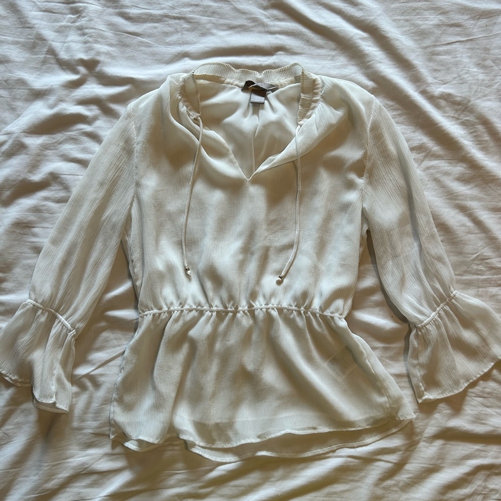 White HM top - Picture 3 of 4